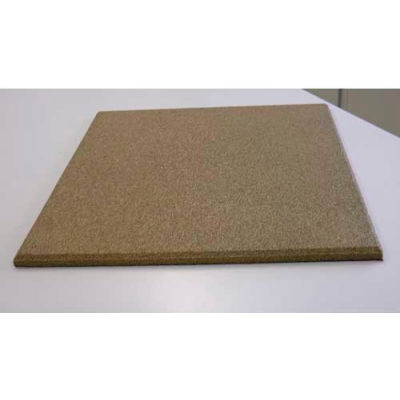Dinoflex Interlocking Paver-Smooth, 3/4"H x 24"L x 24"W, 4 ft<sup>2</sup>, Red 306RT19122