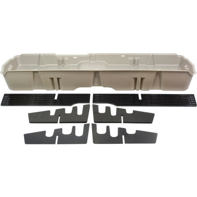 DU-HA 07-13 Chevrolet/GMC Light Duty Crew Cab and 07-14 Heavy Duty Crew Cab - Underseat - Lt Gray