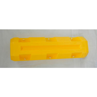 Poly Structural Slim Column Protector, 4-1/4" Square Opening, Yellow, CPS-4-14