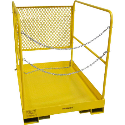 DPI 36"L x 36"W Work Platform W/ Chain Gate Kit, 1000 Lb. Cap. - MP-19CG