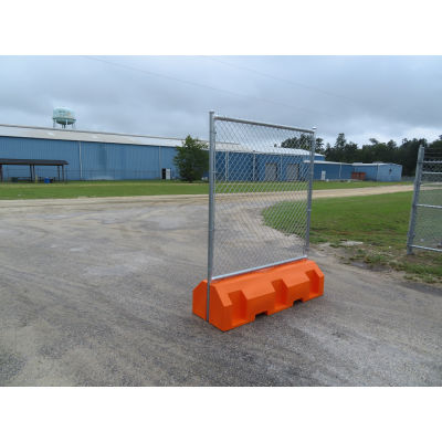 fence security barricade plastic base orange plastics diversified barriers globalindustrial crowd control construction nets
