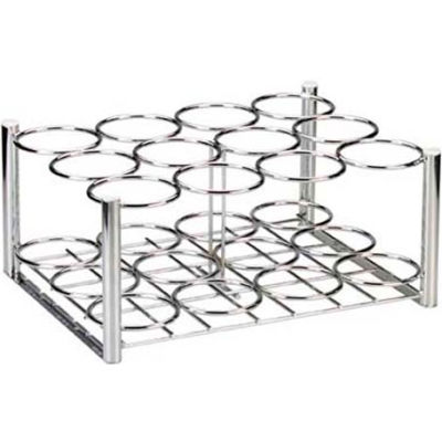 Chrome Oxygen Cylinder Rack, For Use with 12 M6 Cylinders