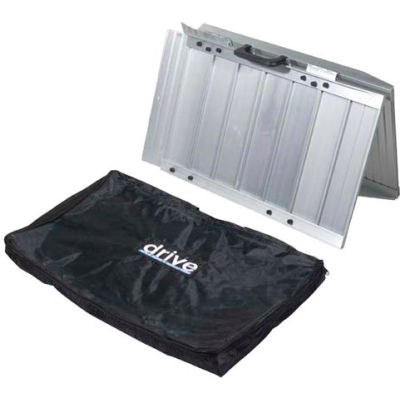 Drive Medical STDS1094 Single Fold Portable Wheelchair/Scooter Ramp w/ Carry Handle, 3' x 30"