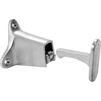 Don Jo 1514-626 Door Holder, 3-1/2"Projection, Brass, Brushed Chrome - Pkg Qty 10