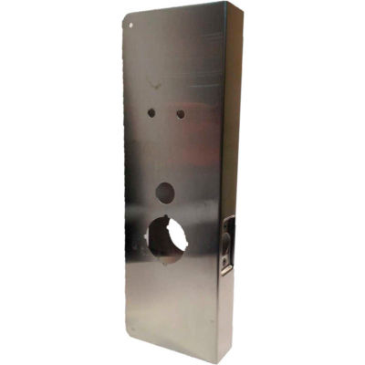 Don Jo 24-CW-S Wrap Around For Codelocks 5000 Series, 5"x15", Stainless Steel