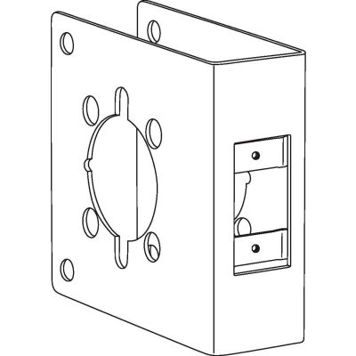 Don Jo 4U-2-CW-S Wrap Around For Converting Unit Locks to Lever Locks, Stainless Steel