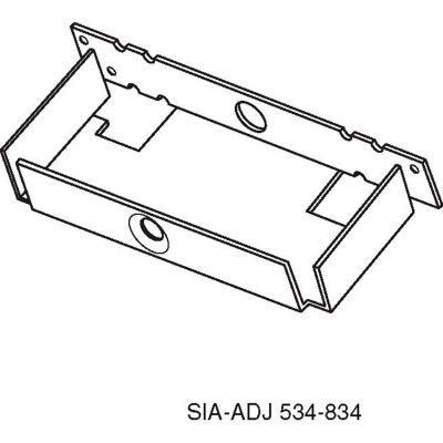Don Jo 534 MWA Metal-Wood Stud Anchor, 5-3/4L, Steel - Pkg Qty 50