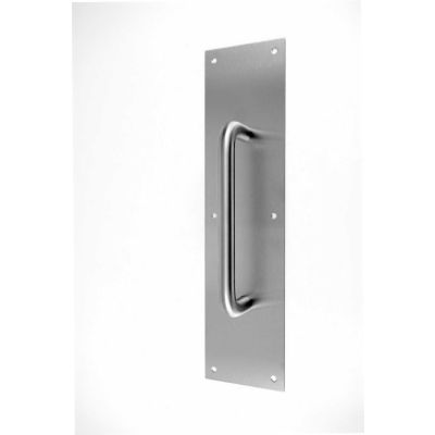 Don Jo 7014-628 Pull Plate W/ 3/4"Round Pulls, 3-1/2"x15", 6-1/4", Aluminum