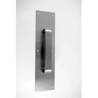 Don Jo 7031-628 Pull Plate W/Flat Pulls, 8-3/8, Aluminum