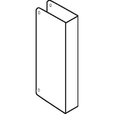 Don Jo 80-CW-PB Blank Wrap Around W/Trim Screws, 4-1/4"x4-1/2", Polish Brass - Pkg Qty 10