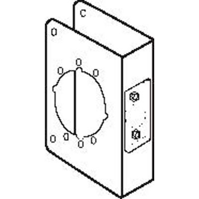 Don Jo 81-2-CW-S Wrap Around For Use W/Heavy Duty Grade 1 & 2, Stainless Steel