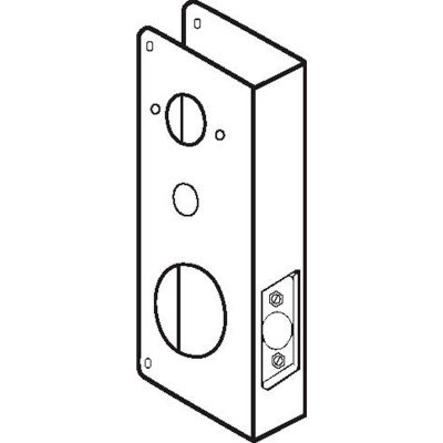 Don Jo 9-CW-10B Wrap Around For Kaba/Simplex 1000, E-2000, 4000&5000 Series, 5"x9", ORB