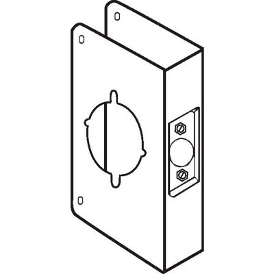 Don Jo 95-CW-10B Wrap Around For Installing the Marks Levers, 4-3/4"x9", Oil Rubbed Bronze