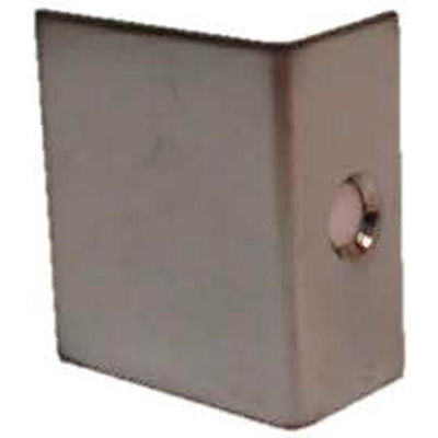 Don Jo AP 34-626 Door Flip Guard, 1"x1"x1/2", Brushed Chrome - Pkg Qty 100