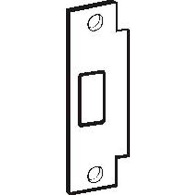 Don Jo BFD-2-SL, ANSI Strike Deadbolt For Hollow Metal Frame, 4-7/8"x1-1/4", Silver Coated - Pkg Qty 10
