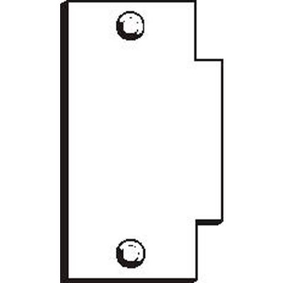 Don Jo BTS 160-CP Filler Plate, 2-3/4"x1-3/8", Chrome Plated - Pkg Qty 10