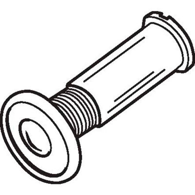 Don Jo DV 180-626 Door Viewer, 180°, 9/16"Installation Hole, Brushed Chrome - Pkg Qty 10