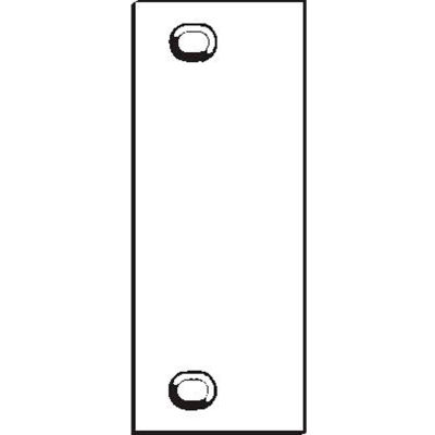 Don Jo FF 45-DU Filler Plate, 4-1/2"x1-5/8", Dura Coated - Pkg Qty 10