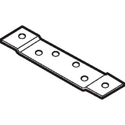 Don Jo HR 120 4-1/2"Hinge Reinforcement, 3/32"Offset, 1 1/4"x10" - Pkg Qty 10