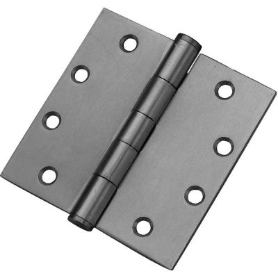 Don Jo PB74545-600 Full Mortise Plain Bearing Hinge, 4-1/2"x4-1/2", Prime Coat - Pkg Qty 3