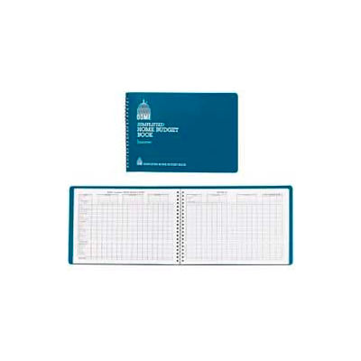 Dome® Home Budget Book, 10-1/2" x 7-3/8", Teal Cover