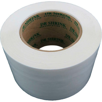 Dr. Shrink Preservation Tape 3"W x 108'L 10 Mil White - Pkg Qty 16