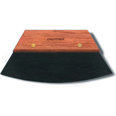 Dexter Russell 17010 - Bakers Bowl Scraper, Neoprene Blade, Wood Handle, 8"
