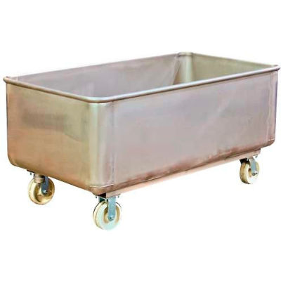 DC Tech Stainless Steel Bulk Truck with Drain and Cap TKS11001 1100 Lb. Capacity