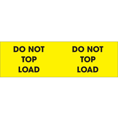 Don't Top Load 3" x 10" - Bright Yellow / Black
