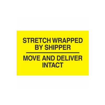 Stretch Wrapped By 3" x 5" - Bright Yellow / Black