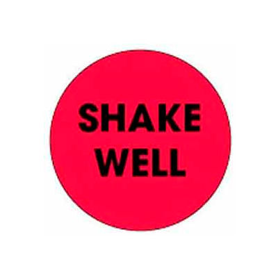 Shake Well 2" Dia. - Fluorescent Red / Black