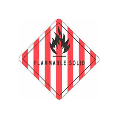 Labels & Dispensers | Labels - DOT Labels | Flamable Solid 4