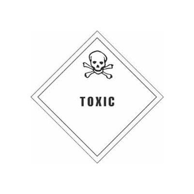 Toxic 4" x 4" - White / Black