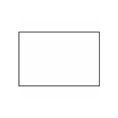 White 2" x 3"