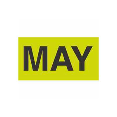 May 3" x 6" - Fluorescent Green / Black