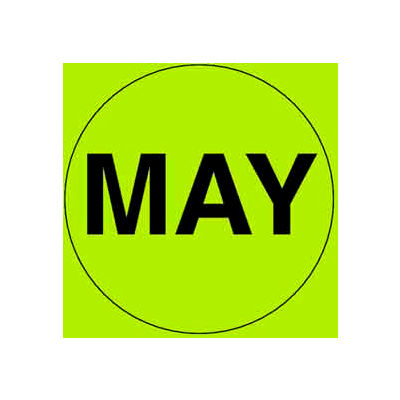 May 2" - Fluorescent Green / Black