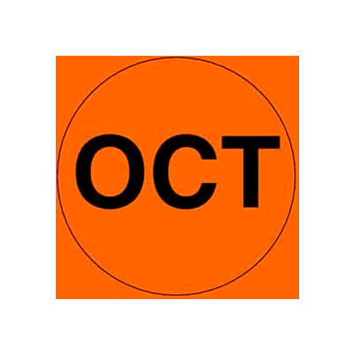 Oct 2" - Fluorescent Orange / Black