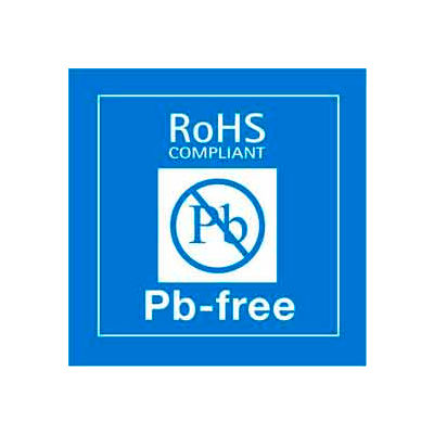 Pb-Free Rohs 4" x 4" - Blue / White