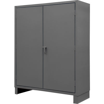 Global Industrial Heavy Duty Combination Cabinet w/ 5 Shelves & Hanger Bar, 48"W x 24"D x 78"H
