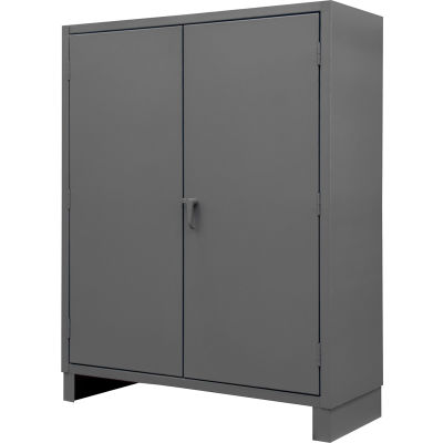 Global Industrial™ Heavy Duty Combination Cabinet w/ 5 Shelves & Hanger Bar, 48"W x 24"D x 78"H