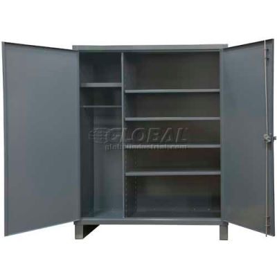 Durham Heavy Duty Combination Cabinet HDWC246078-5S95 - 12 Gauge w/Shelves, 60"W x 24"D x 78"H