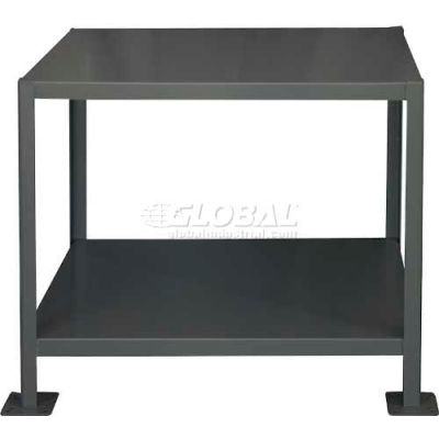 Durham MT246030-2K195 60"W x 24"D x 30"H Machine Table with 2 Shelves
