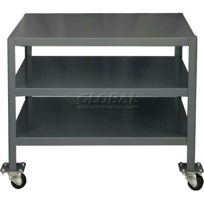 Durham MTM183630-2K395 36"W X 18"D X 30"H Machine table with 2 shelves