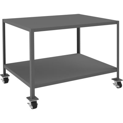 Durham MTM364836-3K295 48"W X 36"D X 36"H Machine Table with 2 Shelves