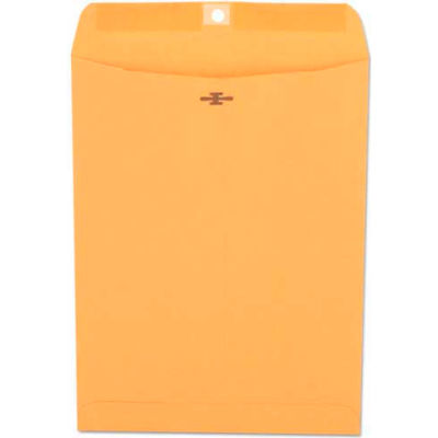 Universal® Clasp Catalog Envelopes, 28 lb., 9"W x 12"H, Kraft, 100/Pack