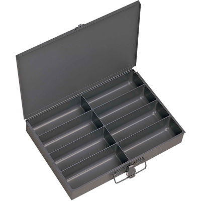 Durham Steel Scoop Compartment Box 213-95 - 8 Compartment, 13-3/8 x 9-1/4 x 2 - Pkg Qty 6