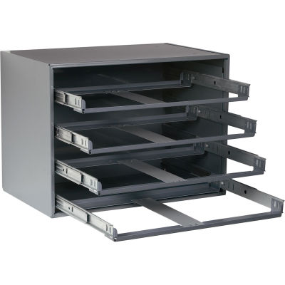 Durham Slide Narrow Rack 310B-95 - For Large Compartment Storage Boxes ...