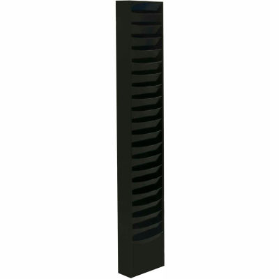 20 Pocket Medical Chart & Special Purpose Literature Rack - Black