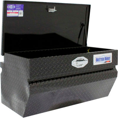 Better Built Aluminum 48" Truck Chest, Single Lid Black - 79210992