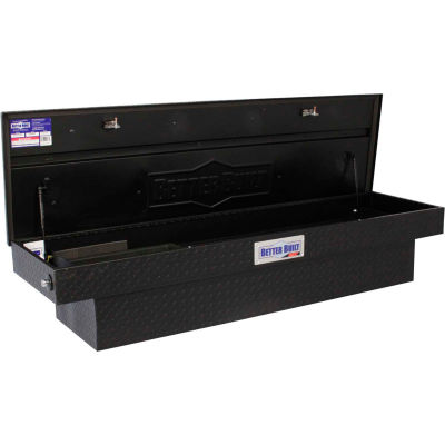 Better Built SEC X2 Aluminum 61-1/2" Crossover Truck Box, Single Lid Deep Matte Black - 79212430